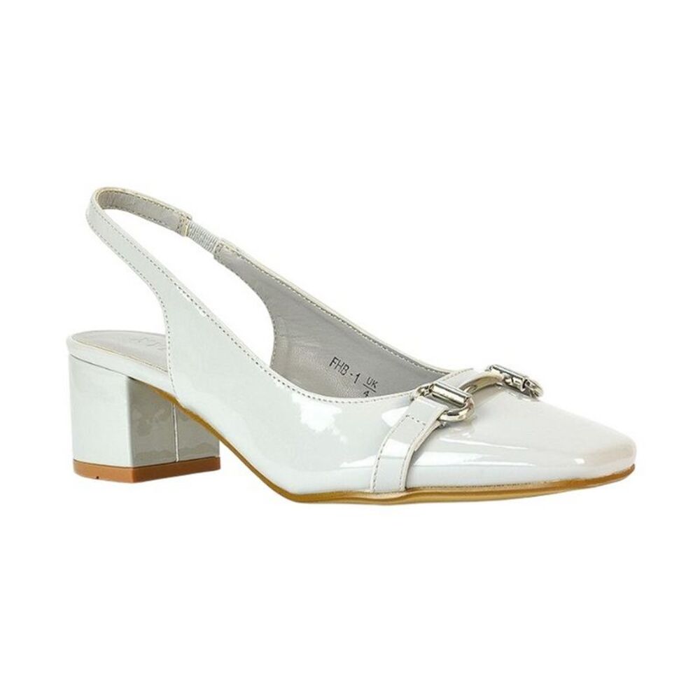 XY London Womens/Ladies Selena Sling Back Medium Block Heel Ballet Shoes / Light